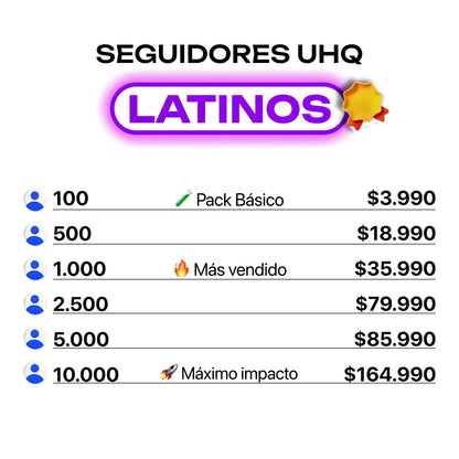 Seguidores de Instagram